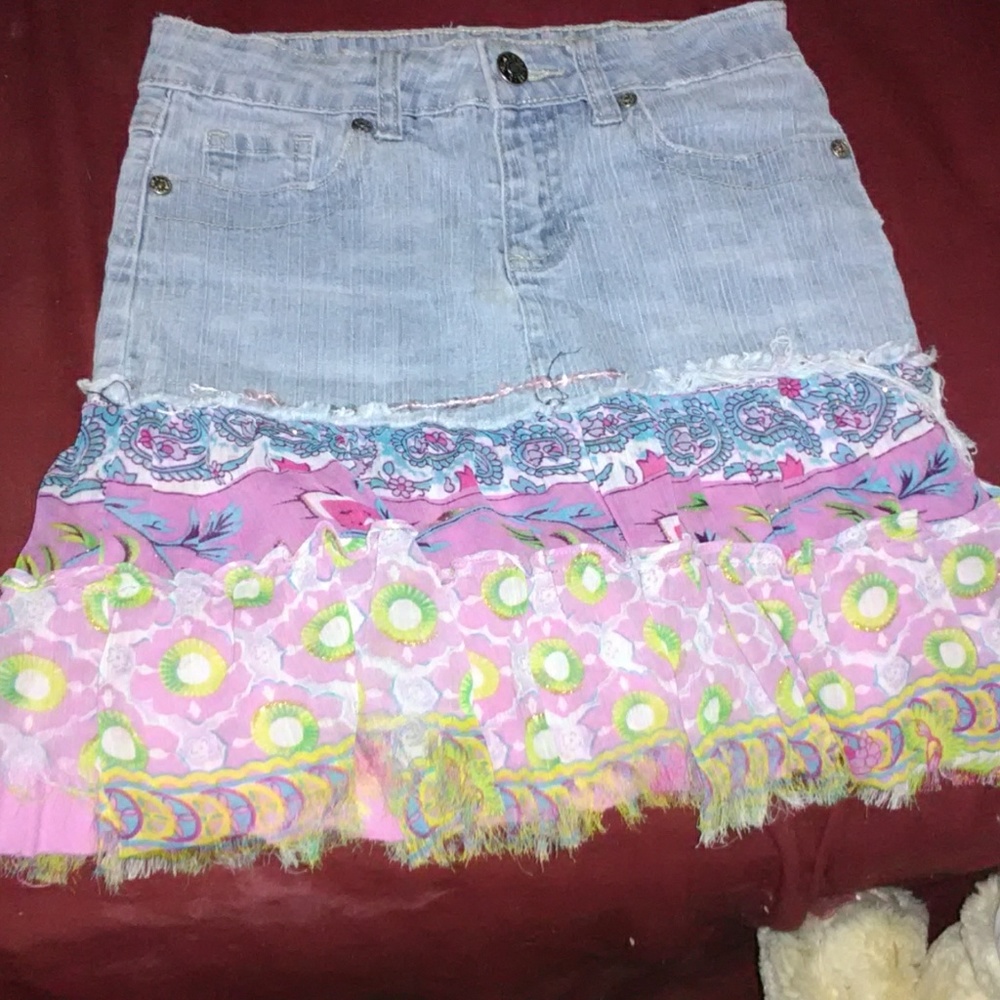 Wearever girls denim skirt